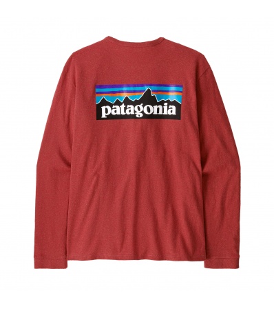 T-shirt Patagonia Long-Sleeved P-6 Logo Responsibili-Tee W's