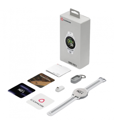 Coros PACE 4 White Silicone