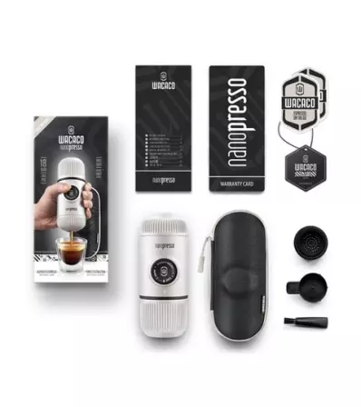 Портативна Машина за Еспресо Wacaco Nanospresso Chill White