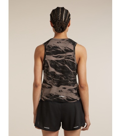 Icebreaker 125 Cool-Lite Merino Blend Speed Tank Motion AOP W's