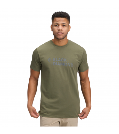 Black Diamond Mini Stacked SS Tee M's