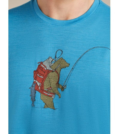 Icebreaker Merino 150 Tech Lite SS Tee Bear Catch M's